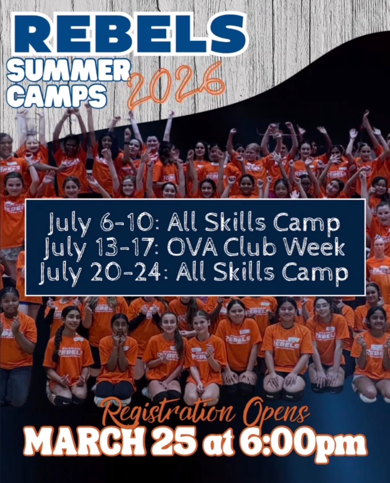 Summer Camp Week 1 - All Skills Camp flyer