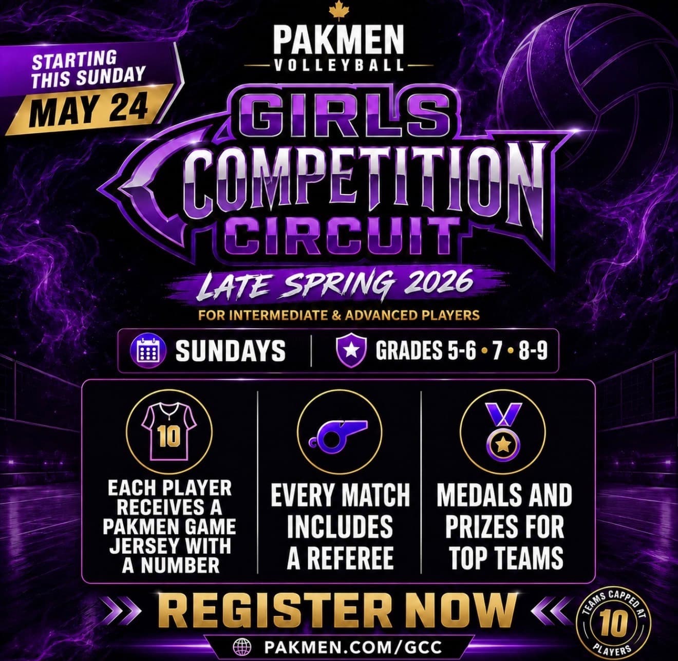Girls Competition Circuit - Late Spring 2026 flyer