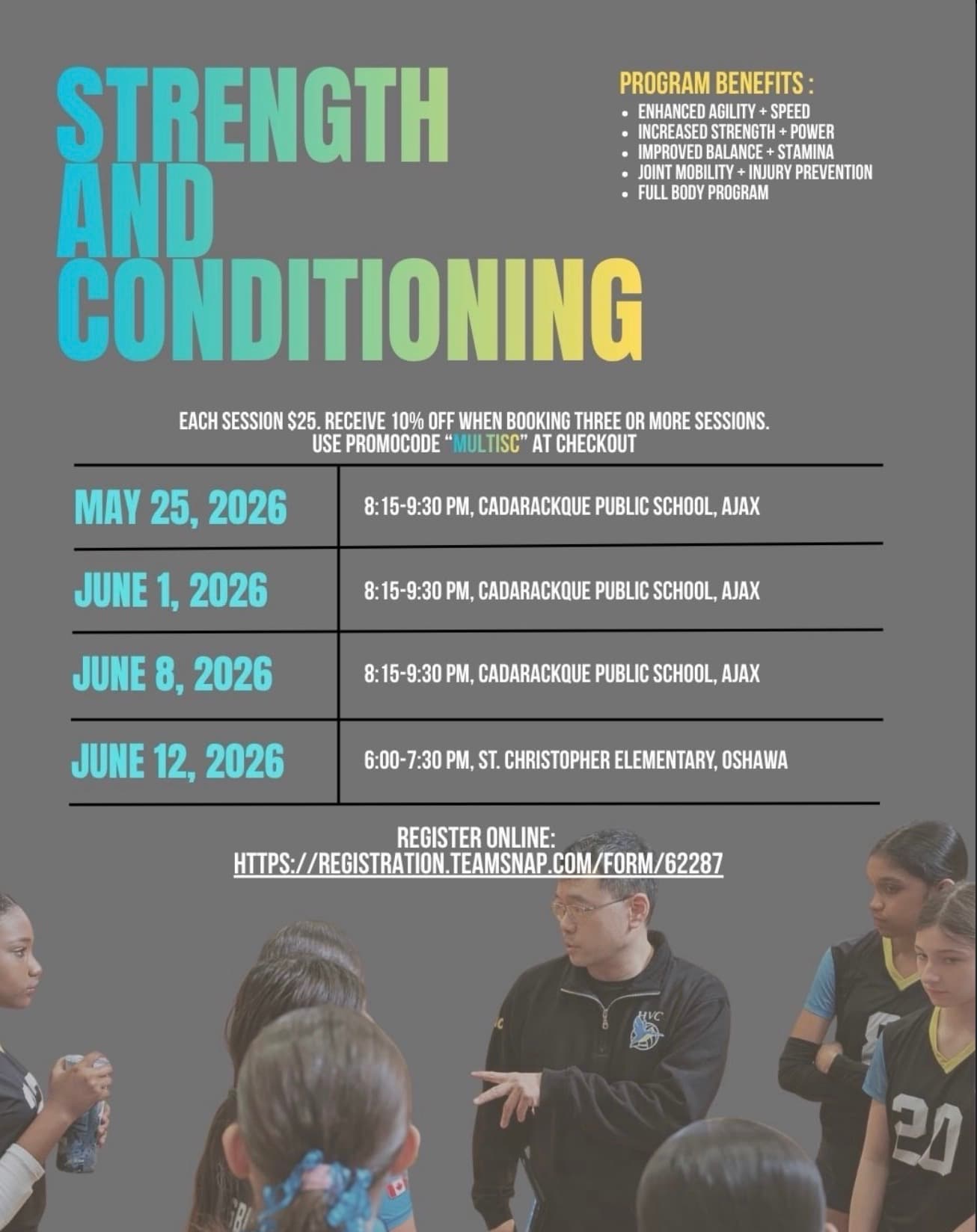 Strength & Conditioning - June 12 flyer