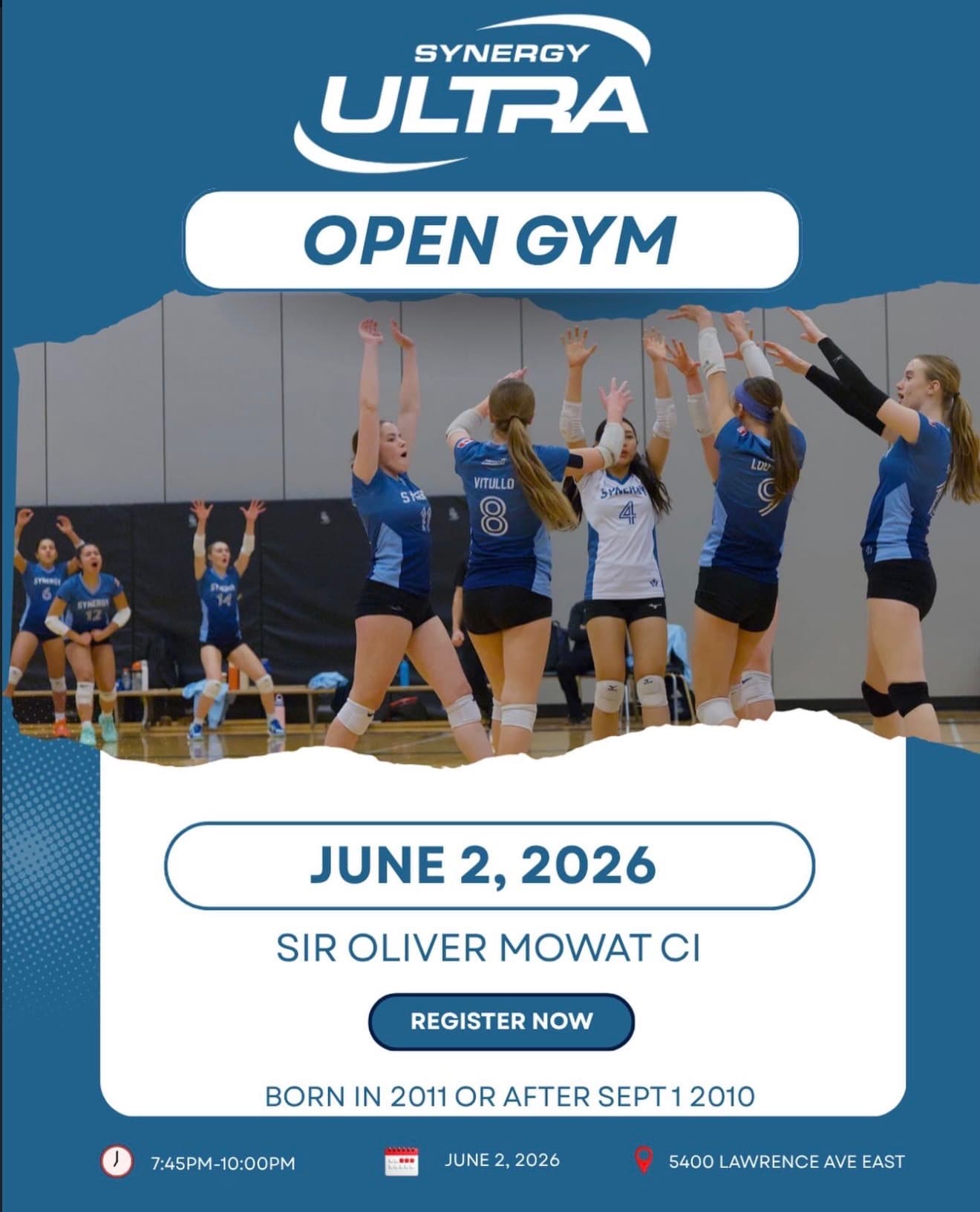 Synergy Ultra Open Gym flyer