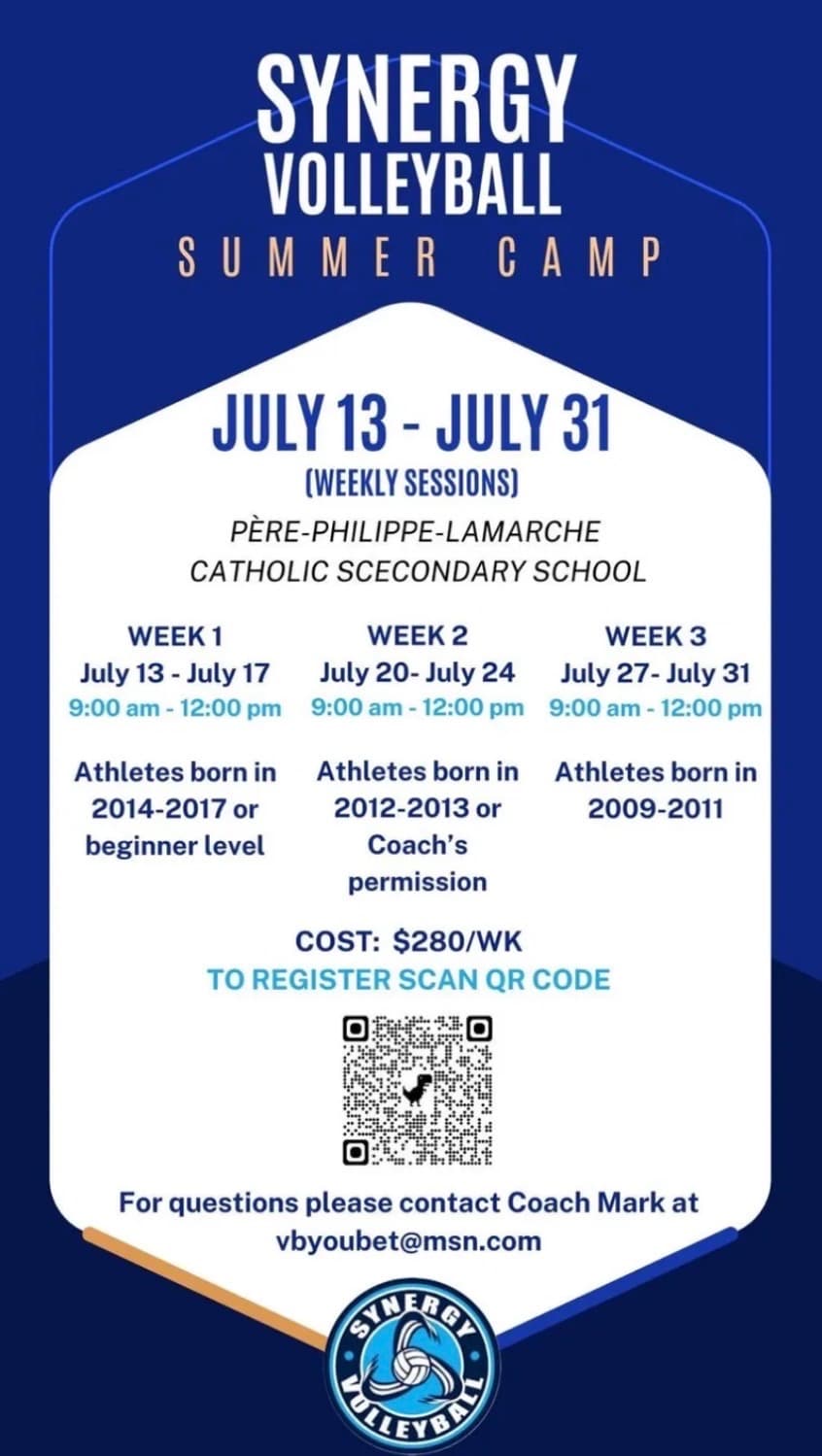 Synergy Summer Camp - Week 2 (Intermediate) flyer