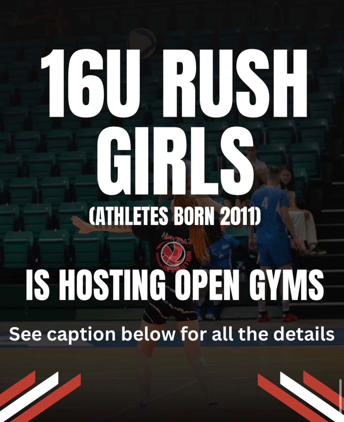 U16 Girls Rush Open Gym (born 2011) flyer