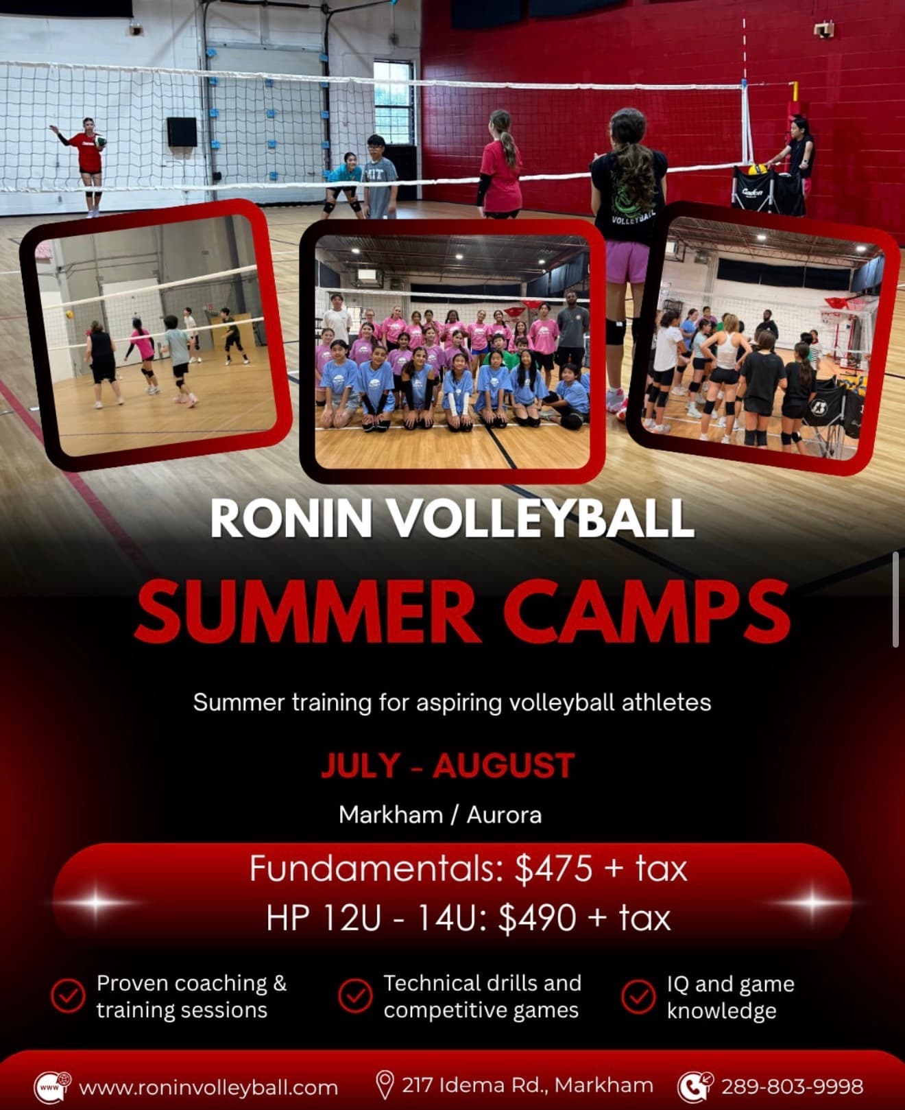 Summer Camp - HP 12U-14U - July 6-10 Markham flyer