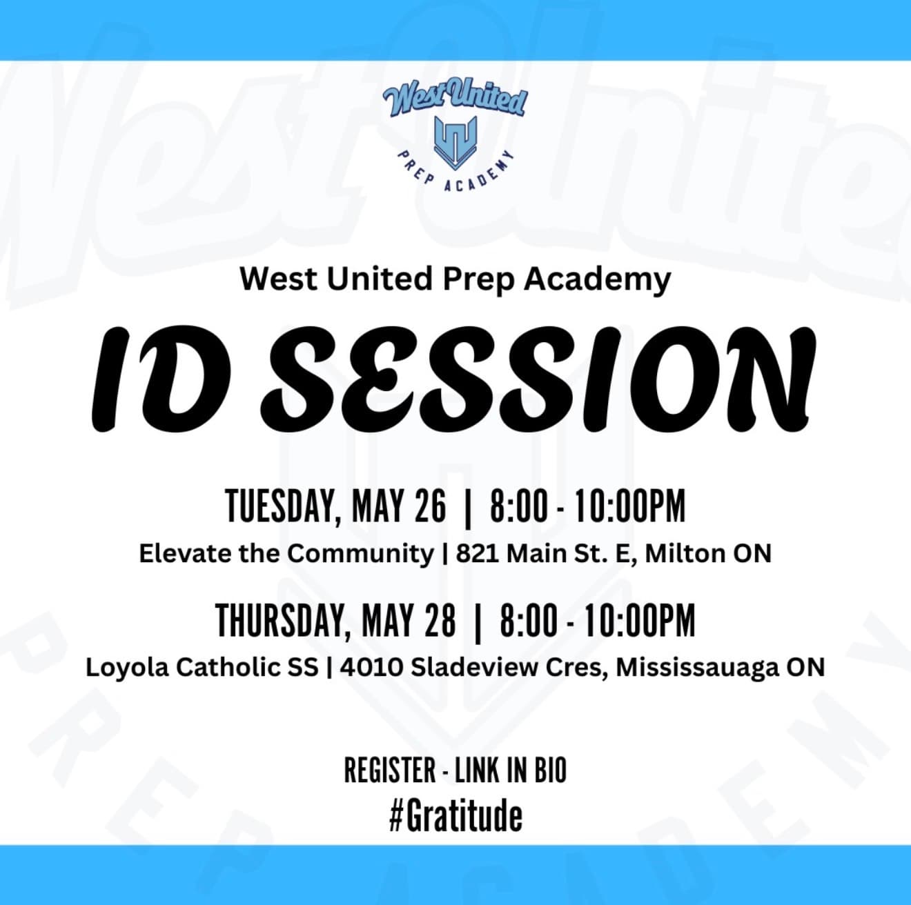 Basketball ID Session (Milton) flyer