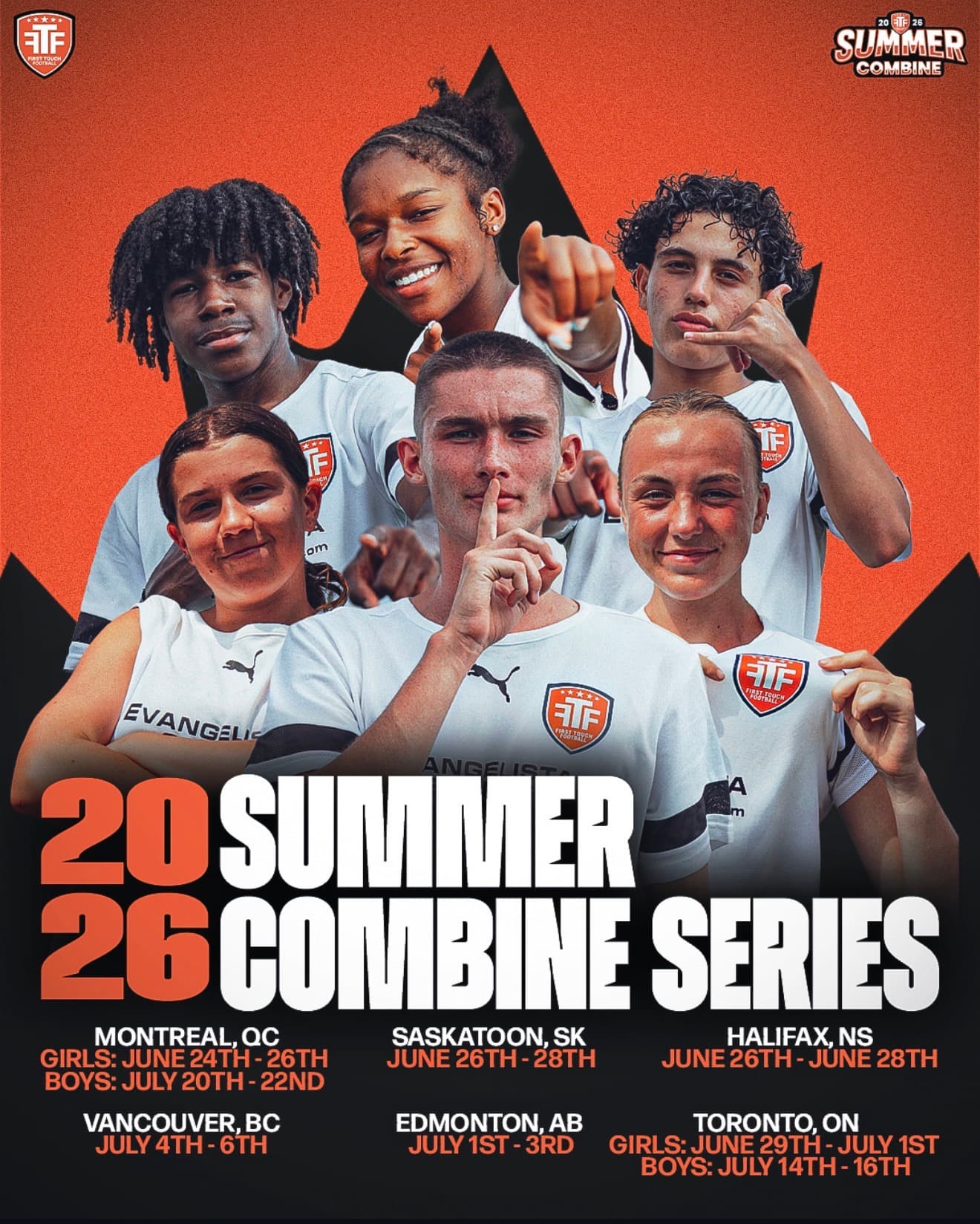 Boys Summer Combine Toronto (Soccer) flyer
