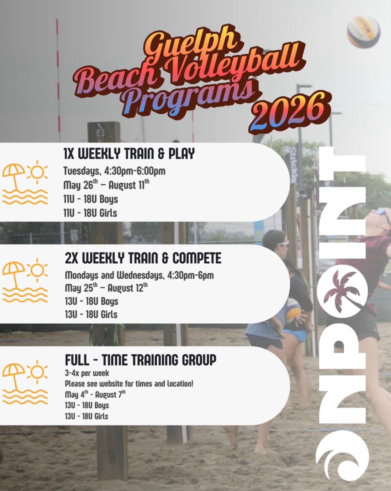 Guelph 1x Weekly Train & Play (11U-18U Girls) flyer