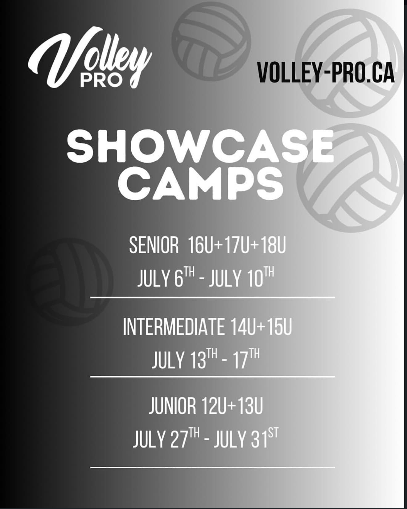 Showcase Camp - Intermediate (14U/15U) flyer