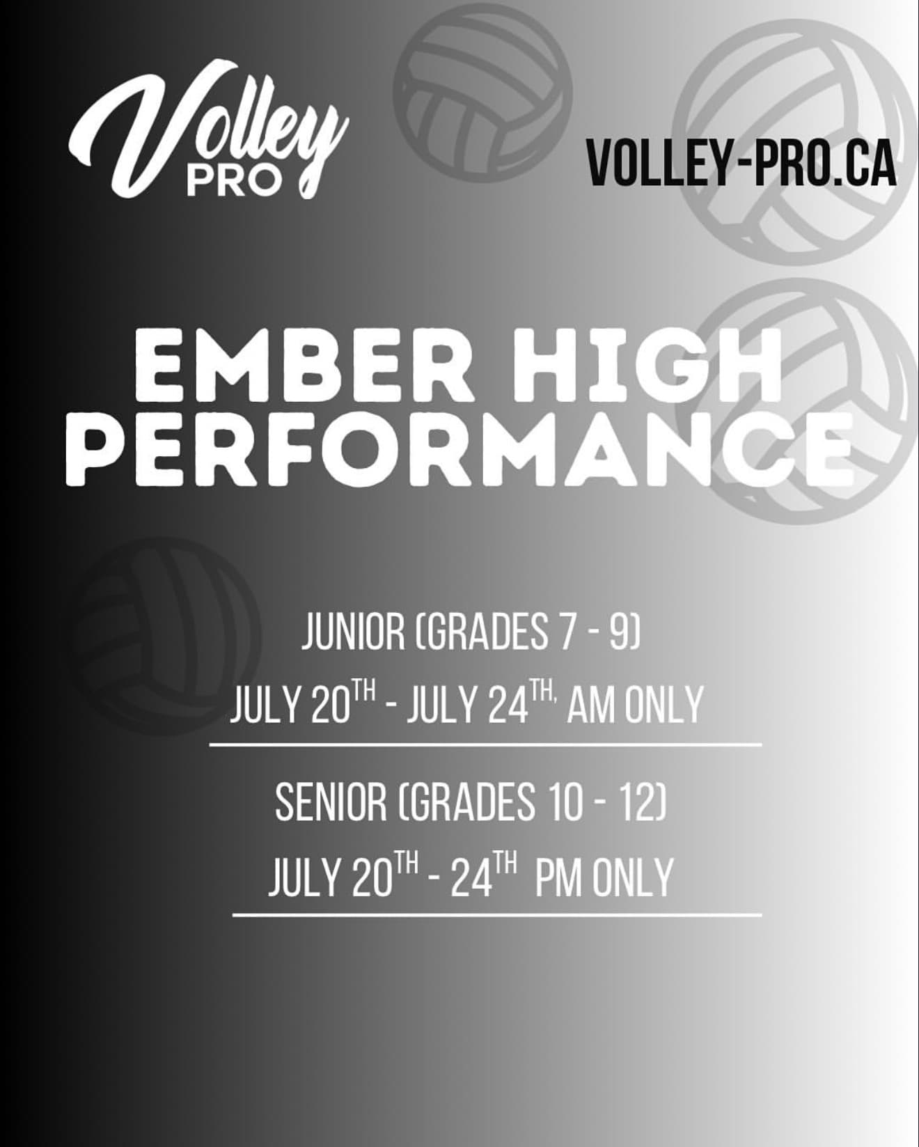 Ember High Performance - Senior (Grades 10-12) flyer