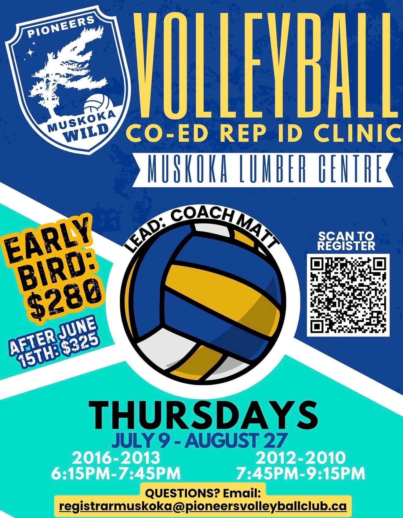 Co-Ed Rep ID Clinic (2016-2013) flyer