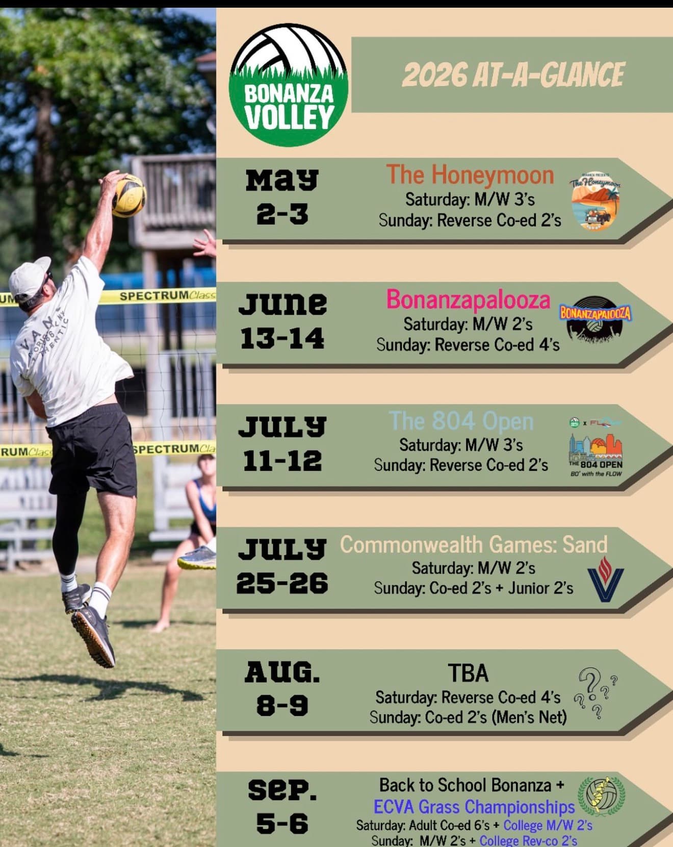 Adult Coed Tournament flyer