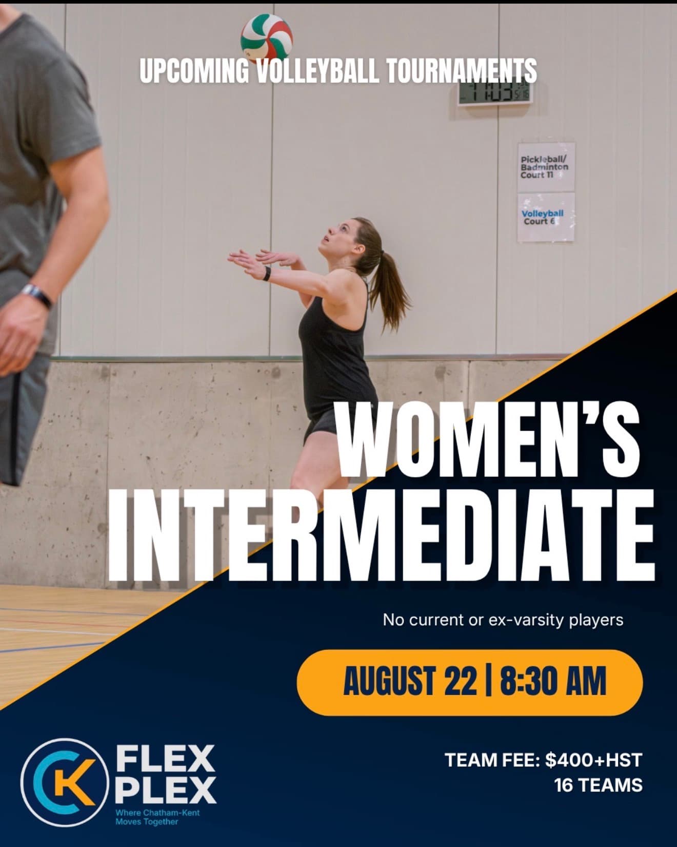 Adult Female Tournament flyer