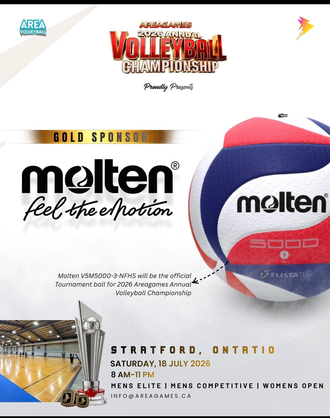 Open Male Tournament flyer
