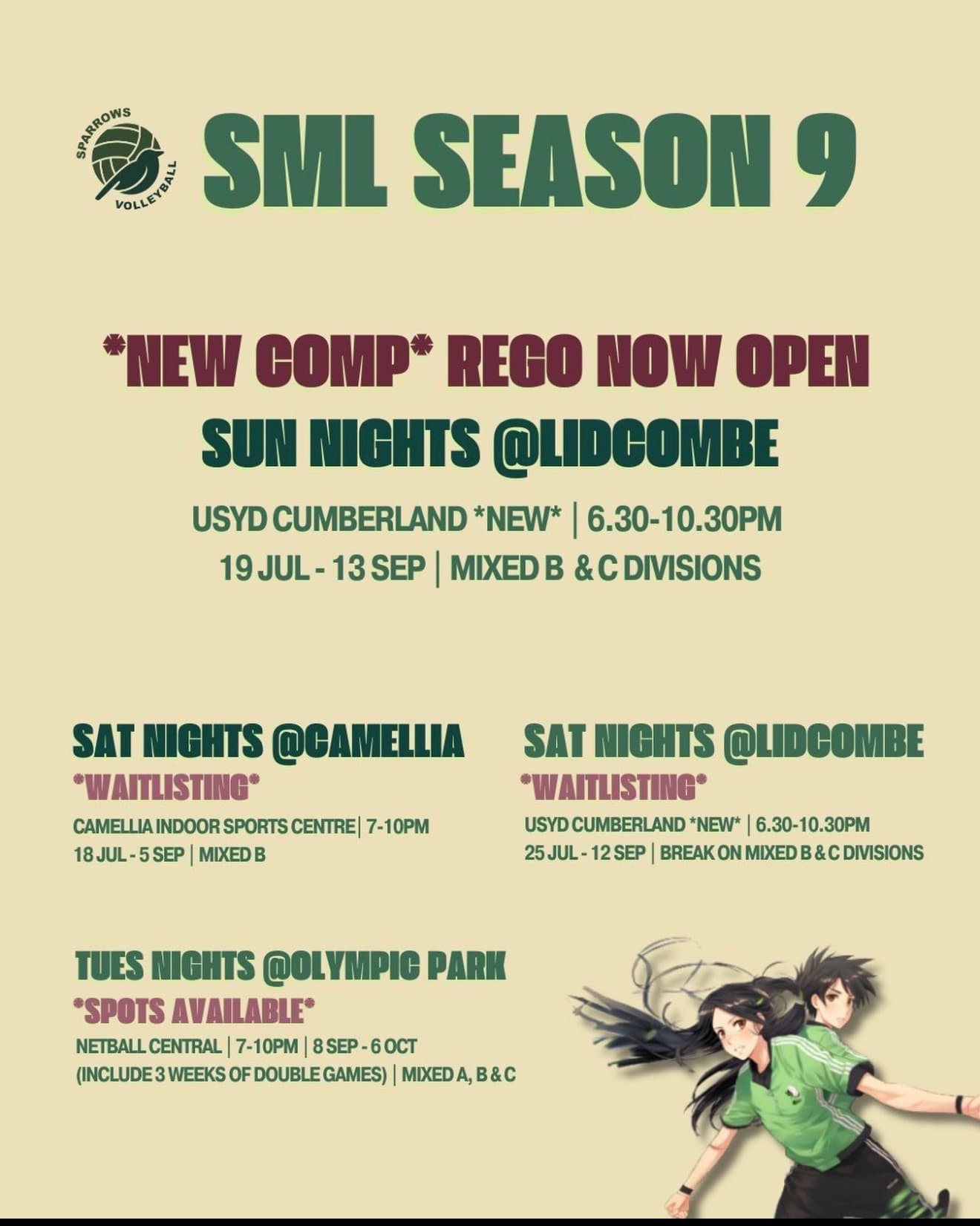 Open Coed League flyer