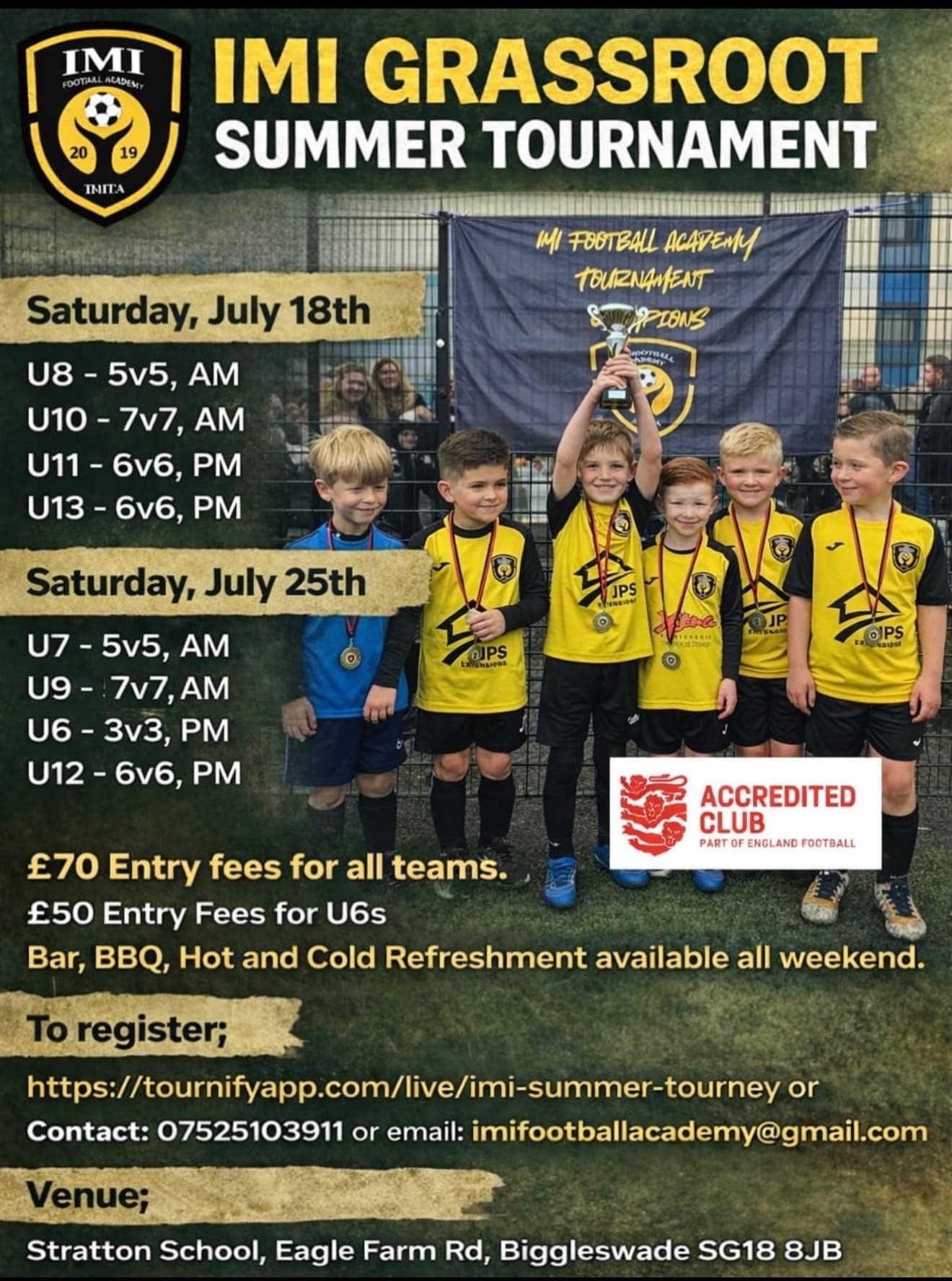 U6 Coed Tournament flyer
