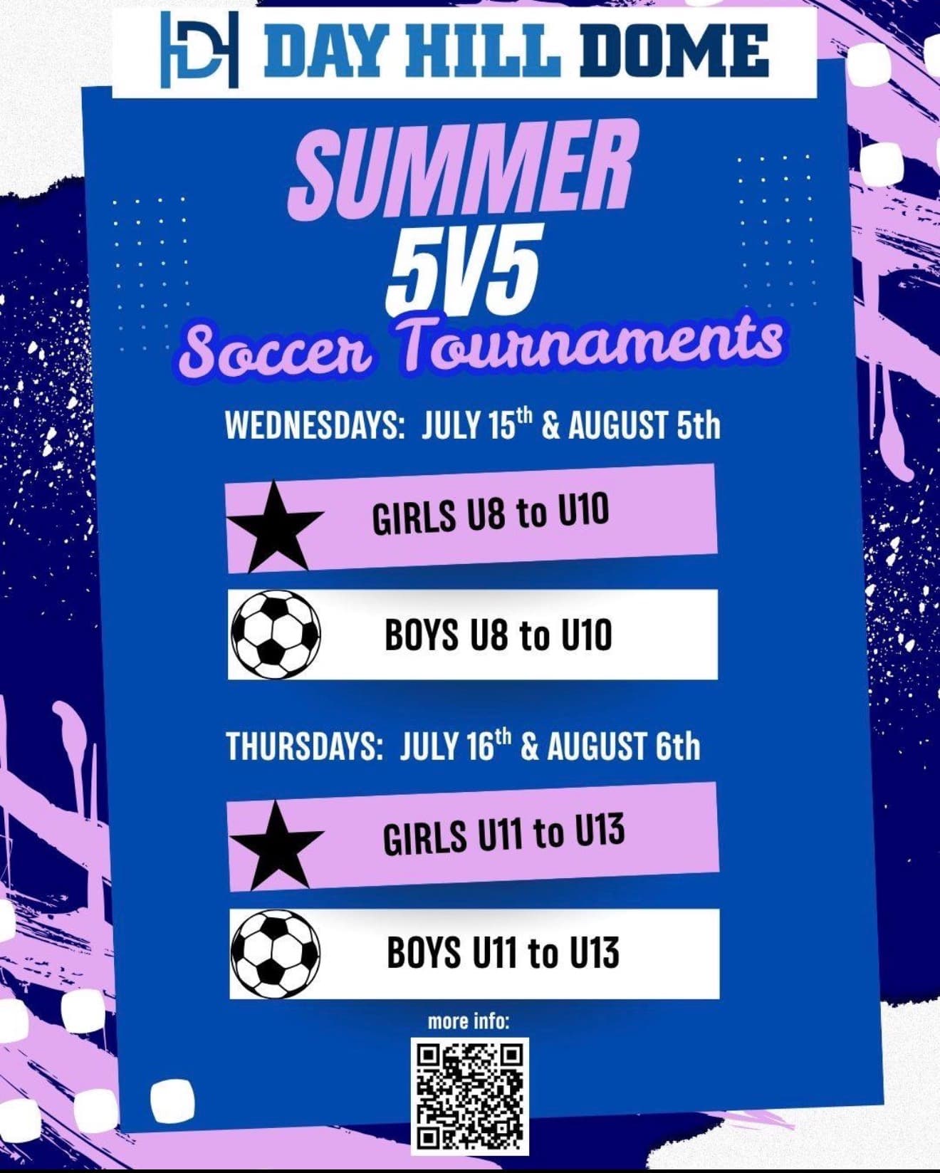 U8 Boys Tournament flyer