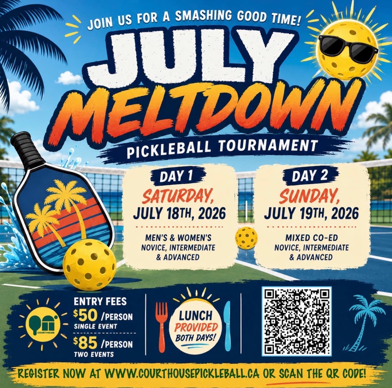 Open Coed Tournament flyer